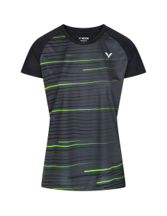 Camiseta Victor T-34101 C Mujer Negro 2023 