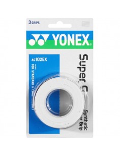 Surgrips Yonex Super Grap AC 102 White (pack de 3) 
