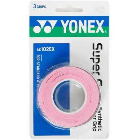 Surgrips Yonex Super Grap AC 102 Pink (pack de 3)