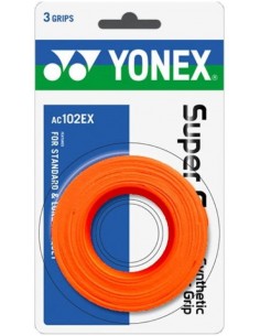 Surgrips Yonex Super Grap AC 102 Orange (pack de 3) 