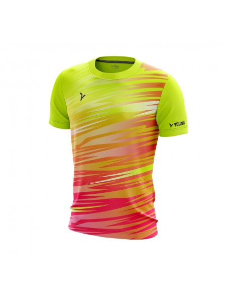 T-shirt Young Fresco 11 Crew Neck (Geel) 