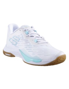 Babolat Shadow Tour 5 Women Badminton Shoe (White) 