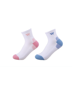 Chaussettes Wish WK-6215 F Femme (Hvid/Blå) 