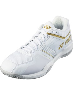 Power Cushion Yonex Strider Flow Femme Blanc/Or 