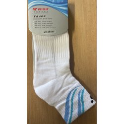 Chaussettes Wish WK-5109 F Homme (Blanc/Bleu) 