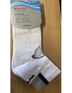 Chaussettes Wish WK-6116 H Homme (White/Black) 