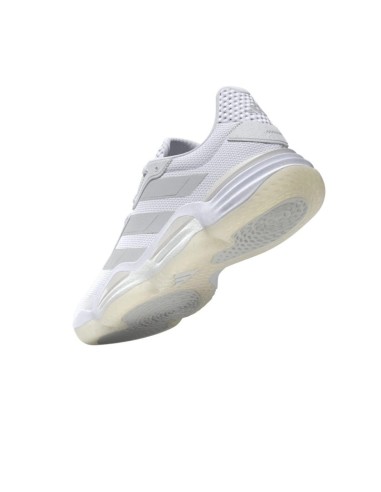 Chaussures Indoor Adidas Stabil 16 Femme Blanc/argent  Chaussures Indoor Adidas Stabil 16 Femme Blanc/argent