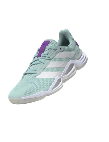 Zapatillas Adidas Stabil 16 Azul/Blanco/Violeta 