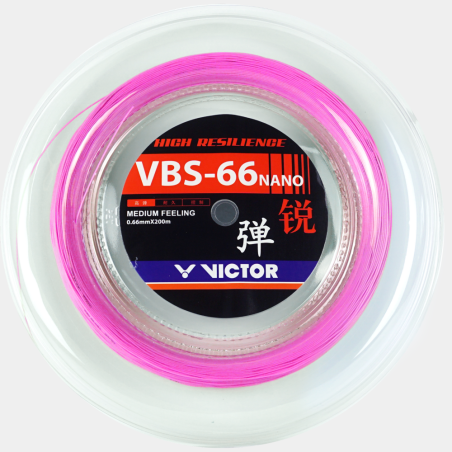 Cordage de badminton Victor VBS-66 Nano (200m)