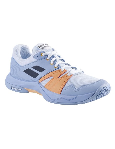 Badminton Sko Babolat Indoor Shadow Team 2 Dame Light Blue 