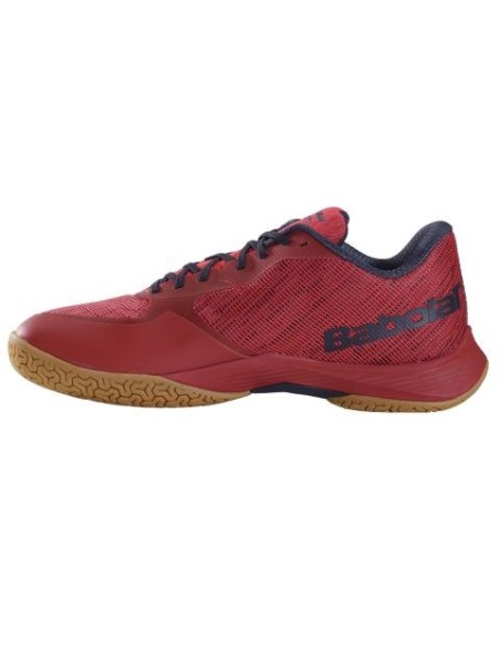 Chaussures de Badminton Indoor Babolat Shadow Spirit 2 Homme Black/ Poppy red 
