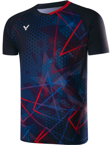 Camiseta Victor T-40001TD C Hombre Azul para mejorar tu rendimiento en la pista 