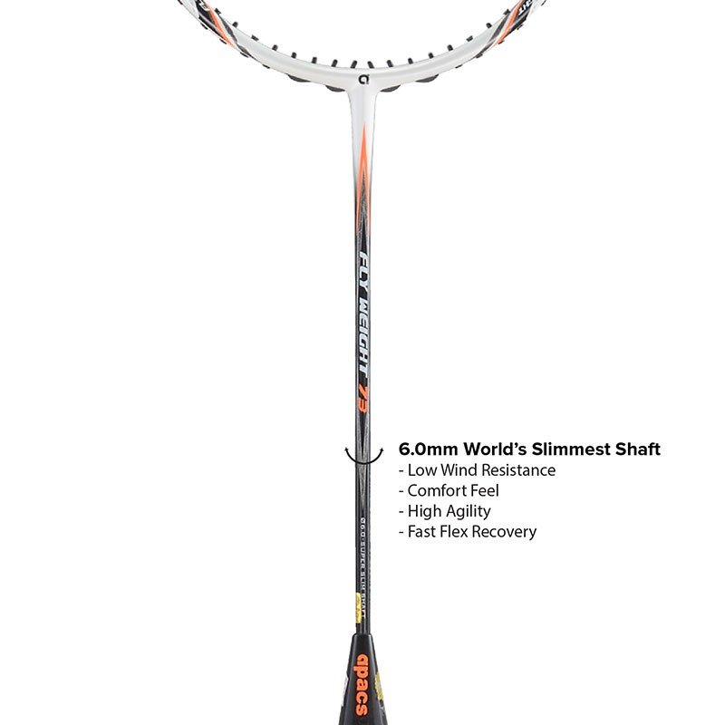 Apacs Fly Weight 73 blanche 7U non cordée | SPORTARTICLE