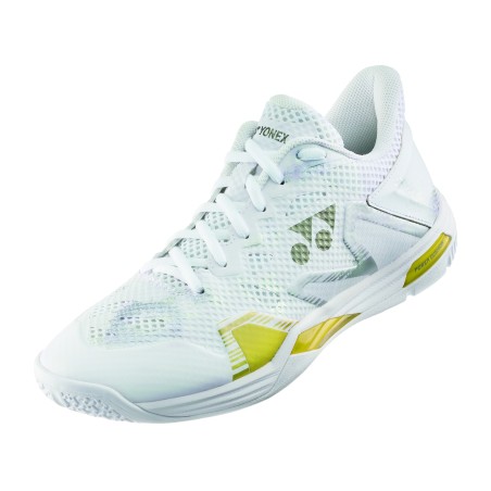 Chaussures Badminton Yonex Power Cushion Eclipsion Z3 Homme (Blanc/Or)