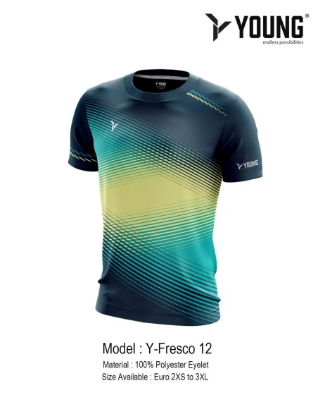 T-shirt Young Fresco 11 Crew Neck (Roze) 