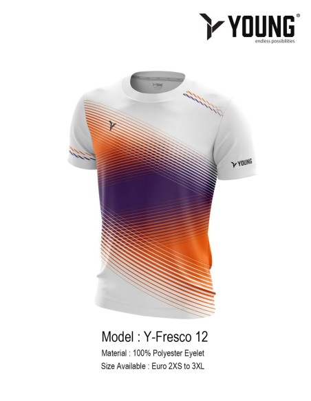 T-Shirt Young Fresco 11 Crew Neck (Pink) 