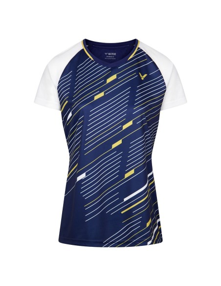Camiseta Victor T-41001TD C Mujer Azul para un Rendimiento Óptimo en la Pista