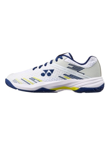 Chaussures Badminton Yonex Homme PC-Cascade Accel (Blanc/Navy)  Chaussures Badminton Yonex Homme PC-Cascade Accel (Blanc/Navy)