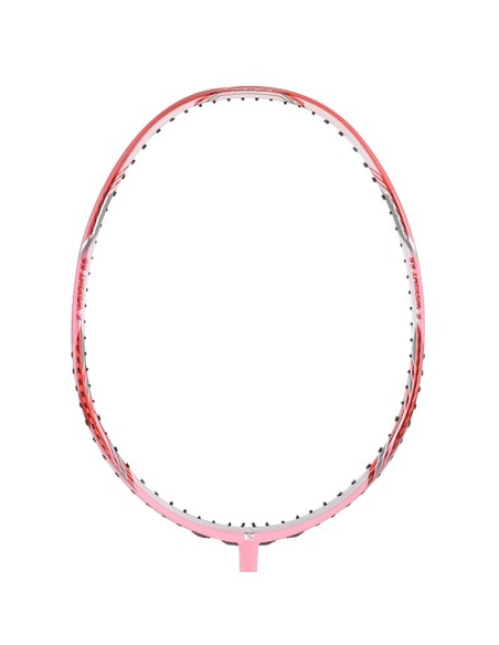 Badmintonracket Apacs Feather wt 55 Pink (ongespannen) 8U 