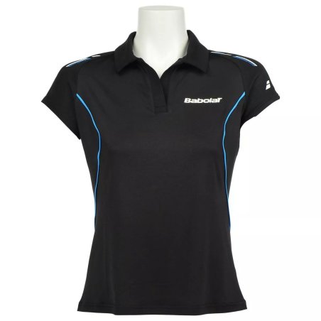 Polo Babolat Femme  Poly Pique Core Noir 