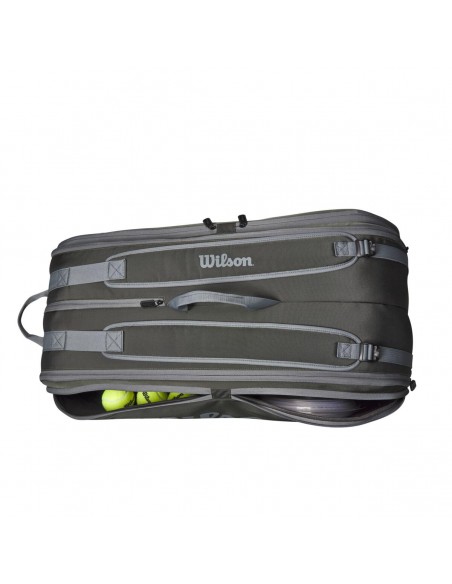 Wilson Tour 12 PK Tennis Bag (Dark Green) 
