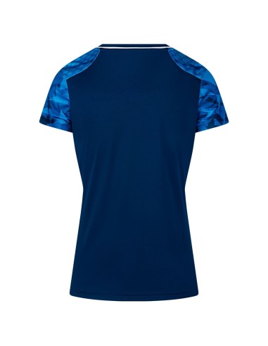 Tee-Shirt Victor International 6649 Vrouwen Blauw  Tee-Shirt Victor International 6649 Vrouwen Blauw