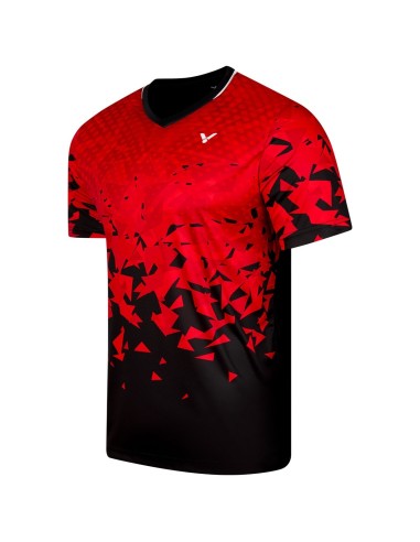 Camiseta Victor International 6639 Hombre Rojo  Camiseta Victor International 6639 Hombre Rojo