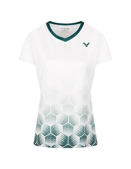 Tee-Shirt Victor T-21000TD A Femme Blanc 2022 