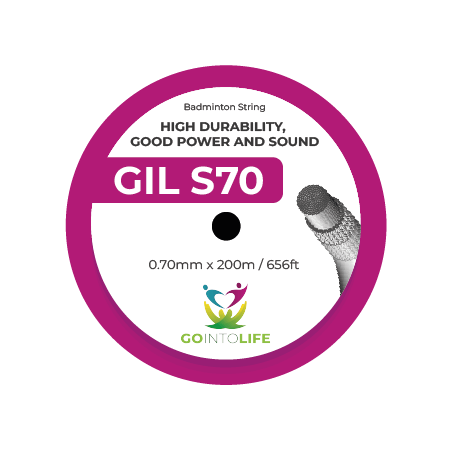 Set Cordage Badminton Go Into Life S70 