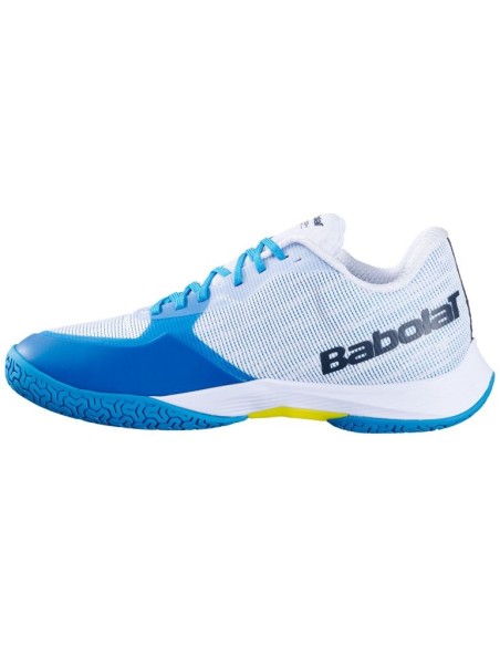 Zapatillas de Bádminton Babolat Hombre Shadow Spirit 2 Hombre Blanco/Azul Argel