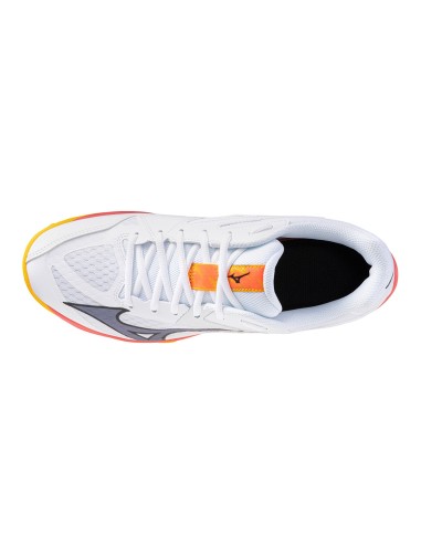 Chaussures Indoor Mizuno Thunder Blade Z Unisex Blanc/Corail  Chaussures Indoor Mizuno Thunder Blade Z Unisex Blanc/Corail