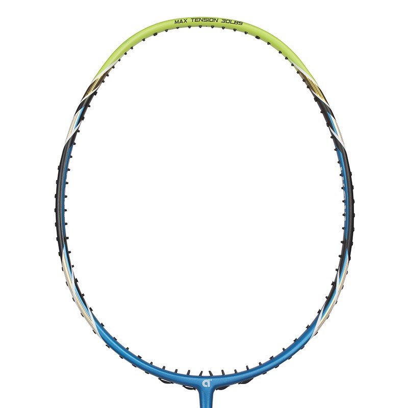 Raquette Badminton Apacs Virtuoso Light Bleu/Vert 6U - Agilité & Vitesse