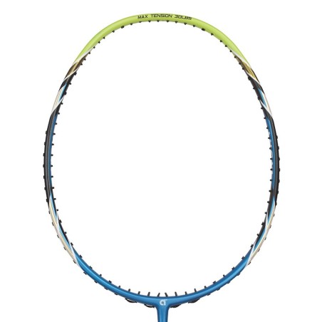 Raquette Badminton Apacs Virtuoso Light Bleu/Vert 6U - Agilité & Vitesse