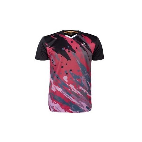 T-shirt Apacs RN1000 Unisex (Noir/Rouge)
