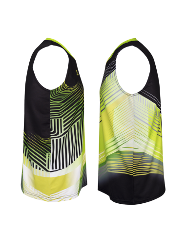 Débardeur Apacs Noir Vert SL 22229