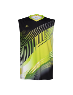 Débardeur Apacs Noir Vert SL 22229