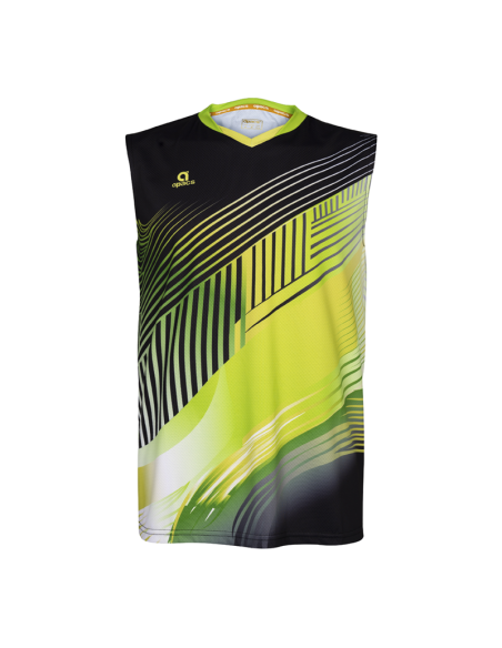 Débardeur Apacs Noir Vert SL 22229