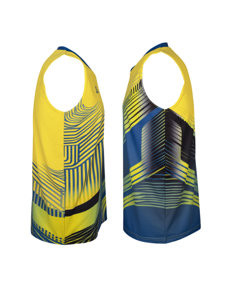 Débardeur Apacs Noir Vert SL 22229