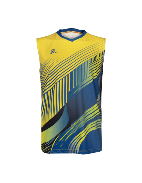 Débardeur Apacs Noir Vert SL 22229