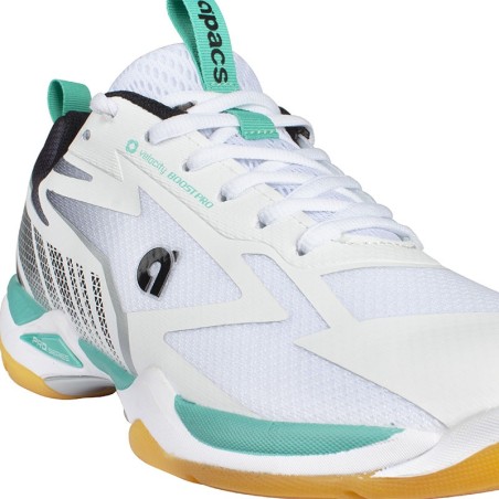 Apacs Velocity Boost Pro Blanc - Chaussures Badminton Réactivité