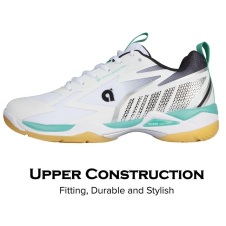 Apacs Velocity Boost Pro Blanc - Chaussures Badminton Réactivité