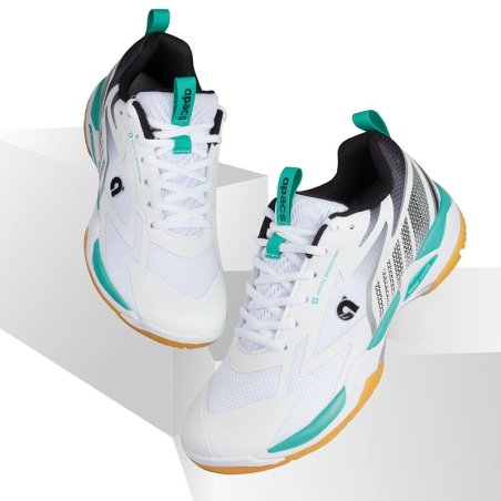 Apacs Velocity Boost Pro Blanc - Chaussures Badminton Réactivité