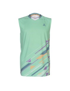 T-shirt Apacs RN10126-AT Unisex (Hvid/Rød)