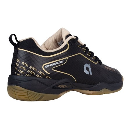Chaussures Badminton Apacs Pro 800 Noir - Stabilité & Confort