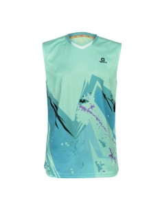 T-shirt Apacs RN10126-AT Unisex (Hvid/Rød)