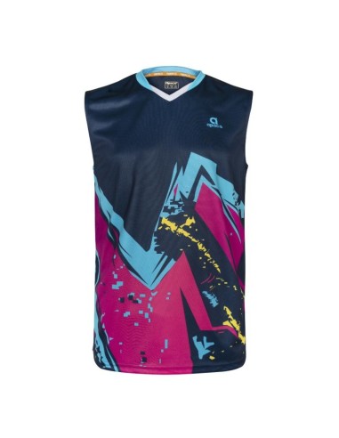 Camiseta Apacs RN10126-AT Unisex (Blanco/Rojo)