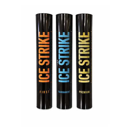 Pack 3 tubes de volants de badminton en plumes Ice Strike : First, Tournament, Premium
