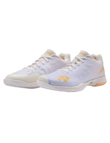 Chaussures de Badminton Yonex Aerus Z2 Femme (White/Orange)