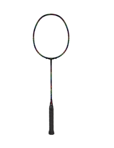 Raquette de Badminton MaxBolt Superstar LT Rainbow Noir 5U (non cordée)