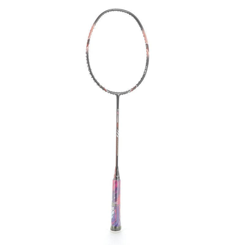 Raquette Badminton Flex Power Ti Titanium 5U Noir/Rose - Légère & Stable